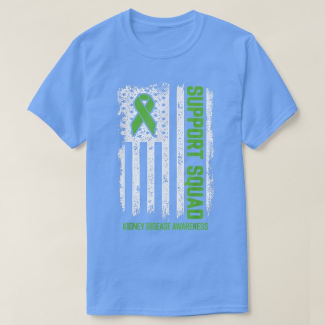 Kidney Disease Shirts Support Squad Kidney Disease (Design Front)