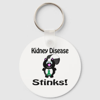 Kidney Disease Stinks Skunk Awareness Design Key Ring