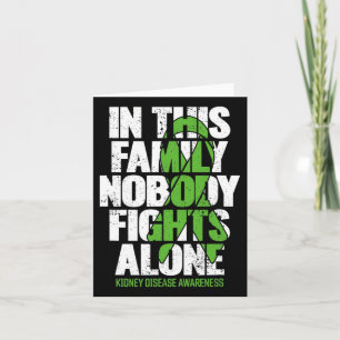 Kidney Disease Support - Family Kidney Disease Awa Card