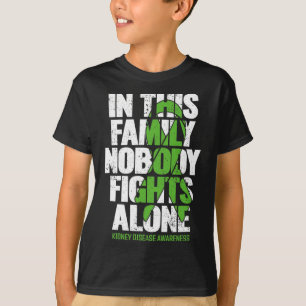 Kidney Disease Support - Family Kidney Disease Awa T-Shirt