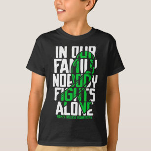 Kidney Disease Support Family Kidney Disease Aware T-Shirt