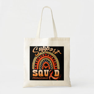 Kidney Disease Support Squad Dark Blue Ribbon Tote Bag