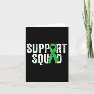 Kidney Disease Support Squad - Green Awareness Rib Card