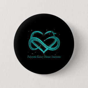Kidney Disease Warrior 6 Cm Round Badge