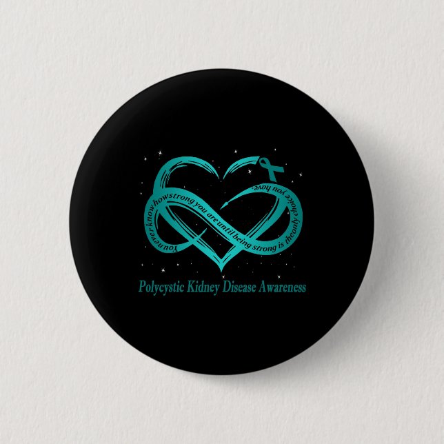 Kidney Disease Warrior  6 Cm Round Badge (Front)