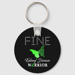 Kidney Disease Warrior I'm Fine 1  Key Ring