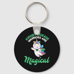 Kidney Disease Warrior Magical Unicorn Kidney Awar Key Ring