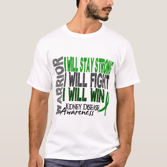 Kidney Disease Warrior T-Shirt (Front)