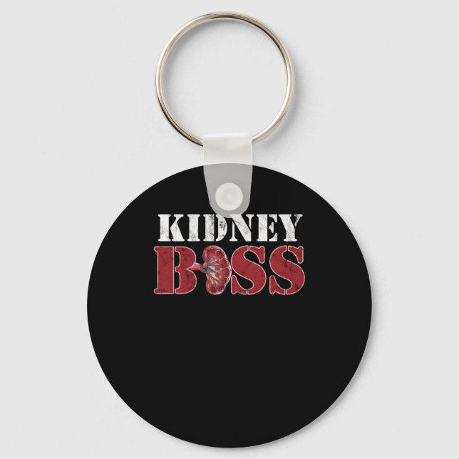 Kidney Doctor Urologist Kidney Boss Urology Nephro Key Ring (Front)