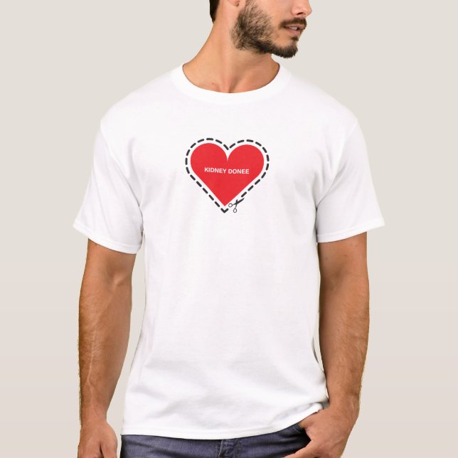 Kidney Donee Basic T-Shirt (Front)
