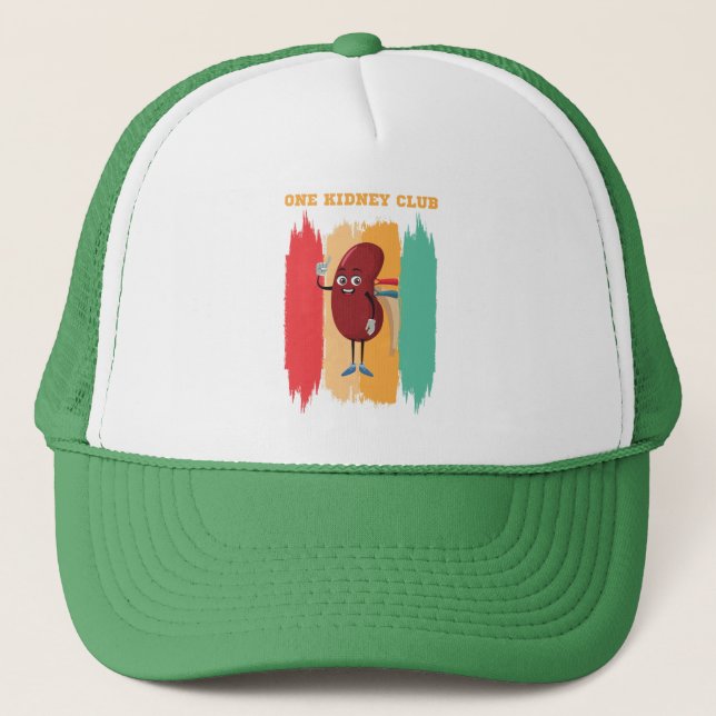 Kidney Donor Kidney Transplant Trucker Hat (Front)