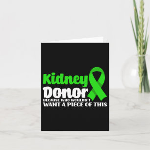 Kidney Donor Transplant Fun Get Well Surgery Kidne Card