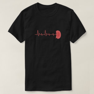 Kidney Heartbeat - EKG Pulse Heart Rate Dialysis T-Shirt