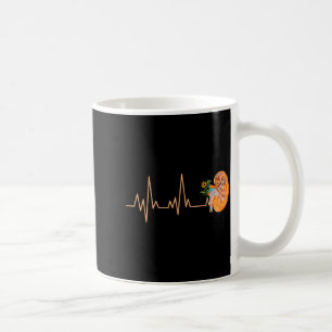 Kidney Heartbeat Pulse Disease Awareness Dialysis Coffee Mug