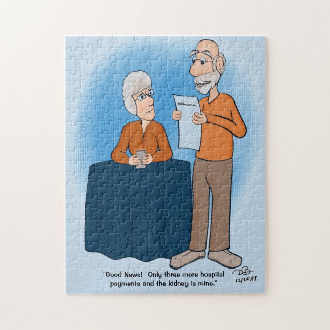 Kidney Jigsaw Puzzle (Vertical)