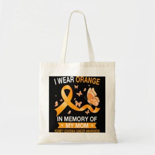 Kidney Leukaemia Cancer Awareness I Wear Orange Bu Tote Bag