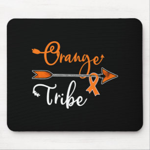 Kidney Leukaemia Cancer Awareness Orange Ribbon Tr Mouse Mat