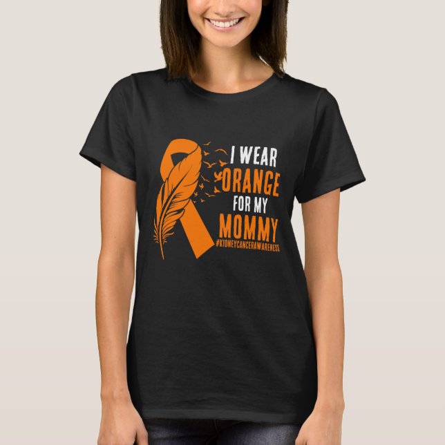 Kidney Leukaemia Cancer Awareness T-Shirt (Front)