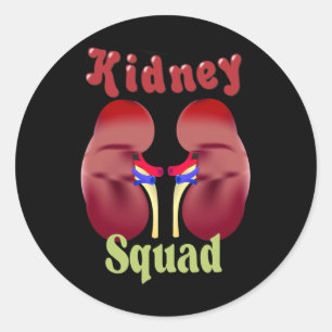 Kidney Nephrology Nurse Dialysis Technician Classic Round Sticker