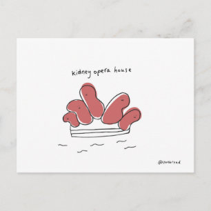 kidney opera house postcard
