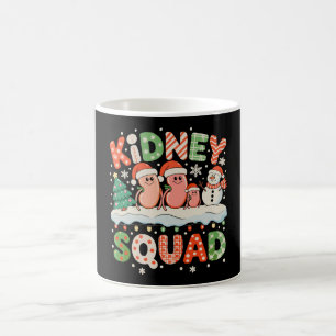 Kidney Squad Dialysis Nurse Christmas Xmas Snowman Coffee Mug