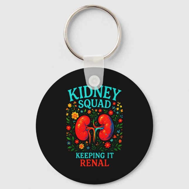 Kidney squad keeping renal - nephrology tech's key ring (Front)
