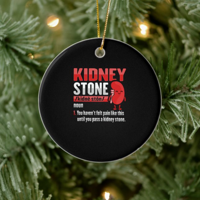 Kidney Stone Surgery Recovery Ceramic Tree Decoration (Tree)