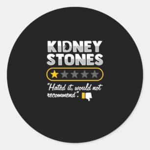 Kidney Stone Surgery Recovery Classic Round Sticker
