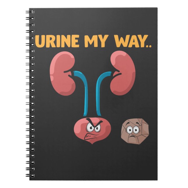 Kidney Stone Survivor Funny Surgery Recovery Humou Notebook (Front)