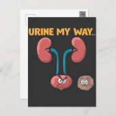 Kidney Stone Survivor Funny Surgery Recovery Humou Postcard (Front/Back)