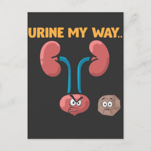 Kidney Stone Survivor Funny Surgery Recovery Humou Postcard
