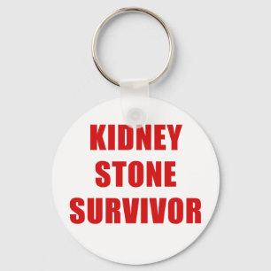 Kidney Stone Survivor Key Ring