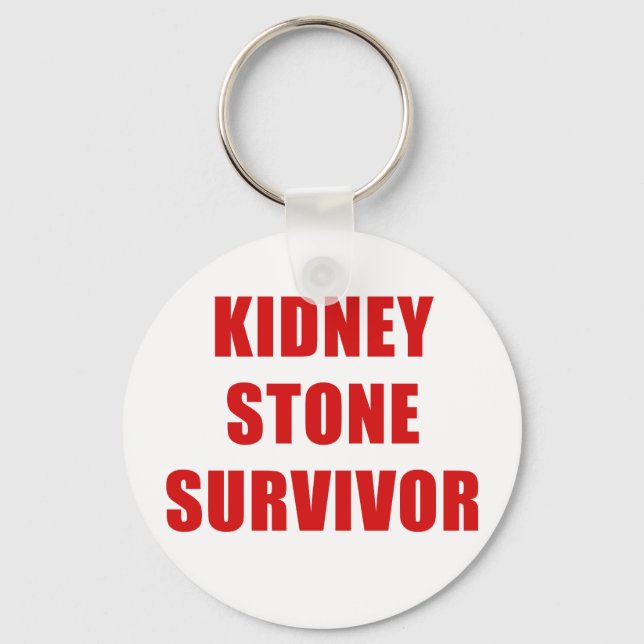 Kidney Stone Survivor Key Ring (Front)
