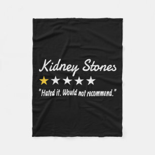 Kidney Stones 1-star Review Kidney Stones Kidney D Fleece Blanket