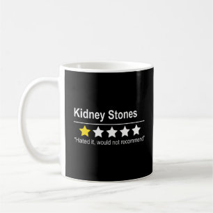 Kidney stones - not recommended - urine urination coffee mug