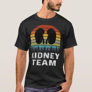 Kidney Team Dialysis Nurse Retro Vintage Nursing T-Shirt