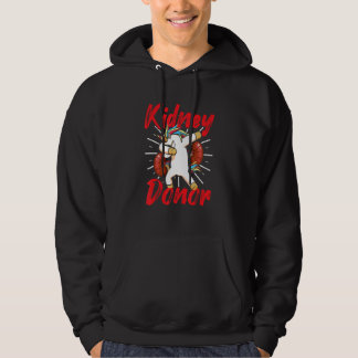 Kidney Transplant Donor Unicorn Surgery Recovery Hoodie