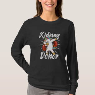 Kidney Transplant Donor Unicorn Surgery Recovery   T-Shirt