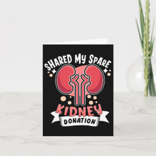 Kidney Transplant Kidney Donor Kidney Disease 4 Card
