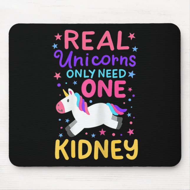 Kidney Transplant Renal Surgery Cute Unicorn For G Mouse Mat (Front)