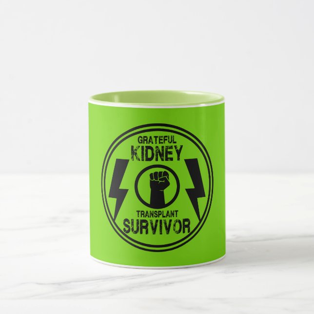 Kidney Transplant Survivor Mug (Center)