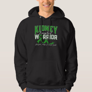Kidney Transplant Warrior renal kidney disease pat Hoodie