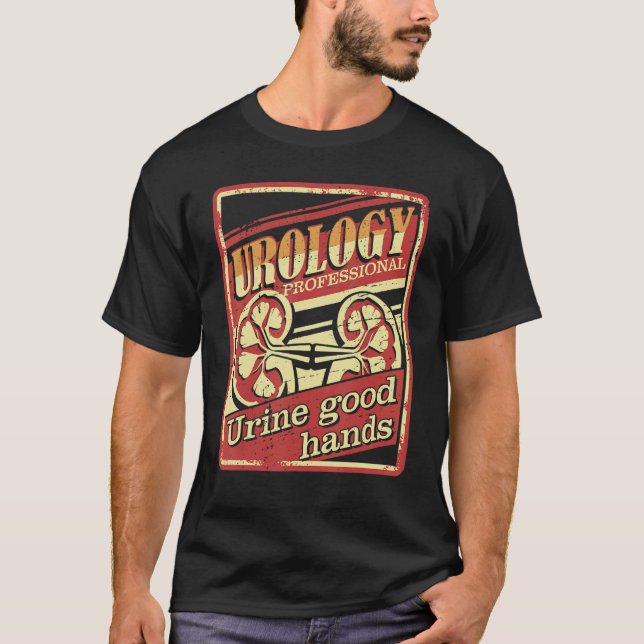 Kidney Urine Good Hands Urology T-Shirt (Front)