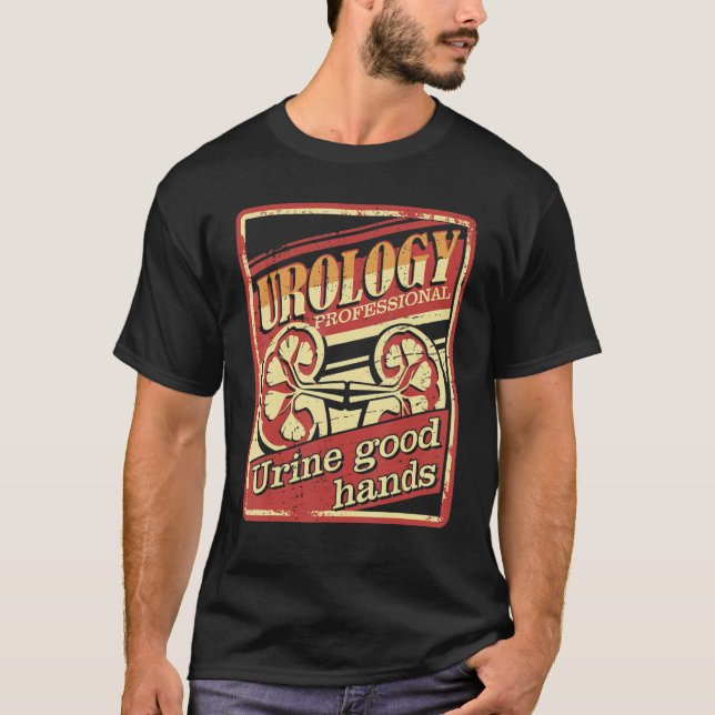 Kidney Urine Good Hands Urology T-Shirt (Front)