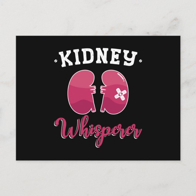 Kidney Whisperer Dialysis Nurse Nephrology Tech Postcard (Front)