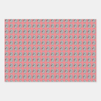 Kidneys, rose colour, wrapping paper sheet