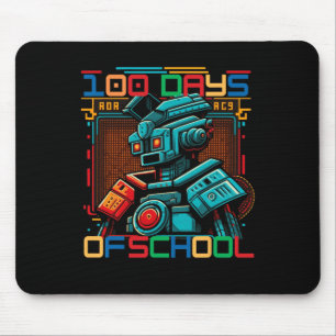 Kids 100 Day Of School Gamer Boy Girl Gamer Futuri Mouse Mat