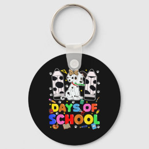 Kids 100 Days Of School 100th Day Students Toddler Key Ring