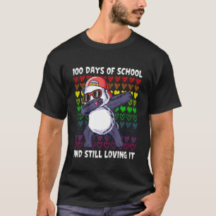 Kids 100 Days Of School And Still Loving It Hearts T-Shirt