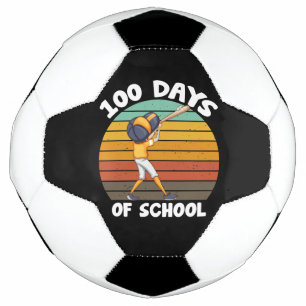Kids 100 Days Of School Boys 100th Day Baseball Football